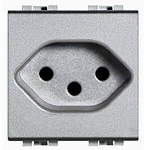 Legrand   Prise de courant Living&Light aluminium NT4164/13 1 pc(s)
