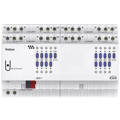 Actionneur de jalousie AMD Theben JM 4 T KNX, 4-fois 6A, 4UM - Otto Fischer AG Actionneur de jalousie AMD Theben JM 4 T KNX, 4-fois 6A, 4UM - Otto Fischer AG