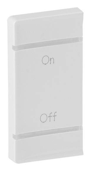 Interrupteur à deux positions, étiqueté 'On' et 'Off'. L'interrupteur indique actuellement la position 'Off'.