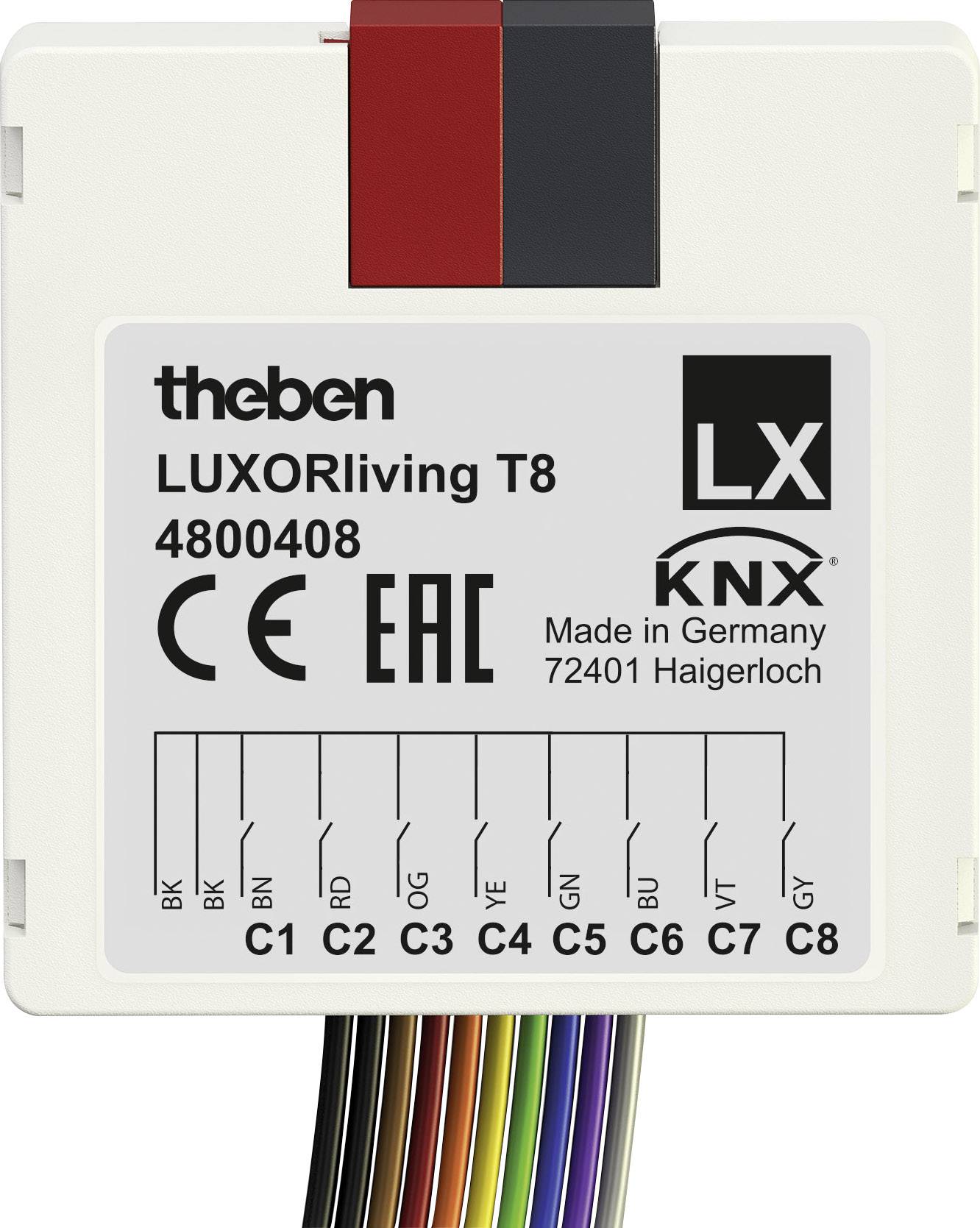 Theben KNX 4800408 Entrée binaire LUXORliving T8