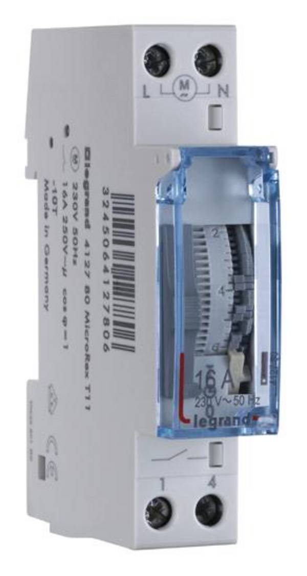 Legrand Legrand 412780 Programmateur horaire pour rail analogique 230 V
