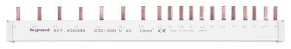 Legrand A00080 Stylet Legrand A00080 combiné 1Fi4P 3P 6Ls+ Rail de phase     10 mm² 63 A     1 pc(s)