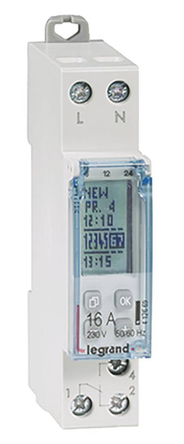 Legrand Legrand 412669 Programmateur horaire pour rail numérique