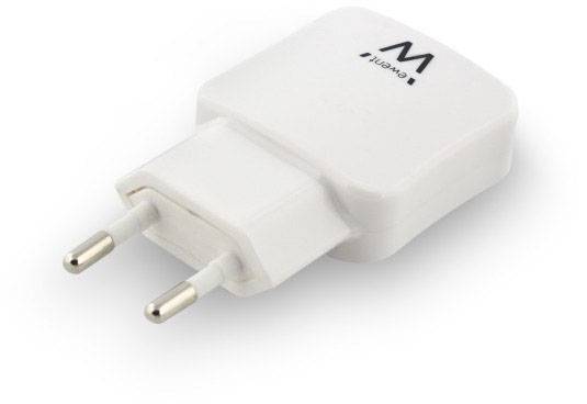 Ewent Chargeur USB USB blanc pour prise murale-3