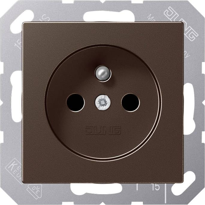 Prise de courant Jung A 1520 FKI MO simple Insert moka 1 pc(s)-0