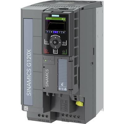 Un convertisseur de fréquence Siemens portant l'inscription 'SINAMICS' sur sa façade, adapté aux applications industrielles.