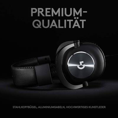 Logitech Gaming G Pro X Gaming Micro-casque supra-auriculaire filaire 7.1  Surround noir Suppression du bruit du microph - Conrad Electronic France