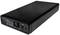 Boîtier de disque dur externe avec connexion USB 3.0 et interrupteur marche/arrêt, compatible avec les disques durs de 3,5 pouces.