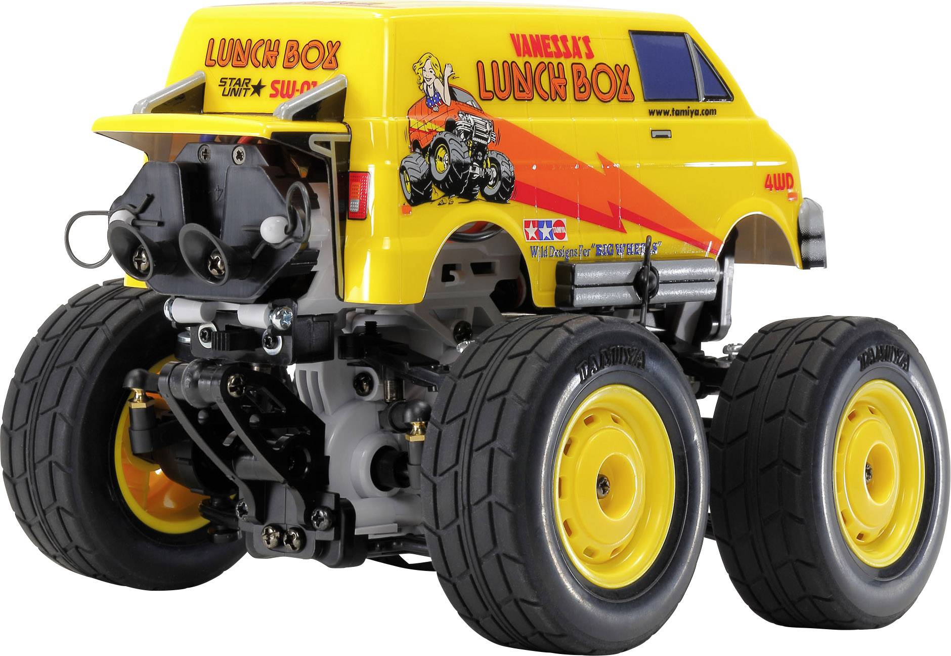 Tamiya Lunch Box Mini brushed 124 Auto RC électrique Monstertruck 4