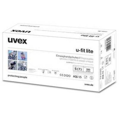 Uvex u-fit lite 6059707 100 pc(s)  Gants à usage unique Taille: S EN 374 