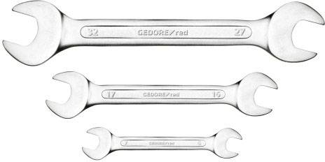 Gedore RED 3300961 R05125012 Jeu de clés plates doubles 12 pièces Ouverture de clé (métrique) 6 - 9 mm
