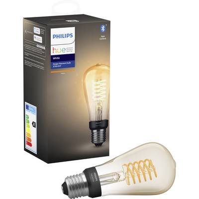 Philips Lighting Hue Ampoule à LED (simple) 929002241201 CEE 2021: G (A - G)  E27 7 W blanc chaud CEE 2021: G (A - G)