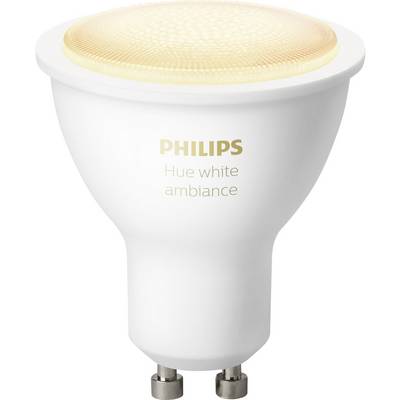 Ampoule à LED Philips LED 929001953301 CEE: G (A - G) White Ambiance GU10 5 W blanc chaud, blanc neutre, blanc froid CEE-1
