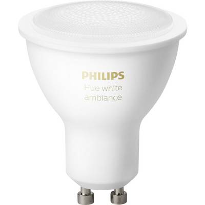 Ampoule à LED Philips LED 929001953301 CEE: G (A - G) White Ambiance GU10 5 W blanc chaud, blanc neutre, blanc froid CEE-6