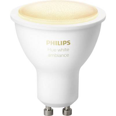 Ampoule à LED Philips LED 929001953301 CEE: G (A - G) White Ambiance GU10 5 W blanc chaud, blanc neutre, blanc froid CEE-9