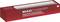 Emballage rouge portant l'inscription 'MAGCHARGER'. Contient un système de batterie rechargeable. Détails du produit en plusieurs langues.