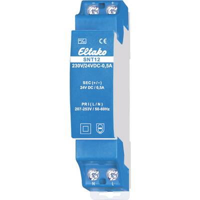Eltako 20000161 Alimentation rail DIN 0.5 A 12 W Nbr. de sorties:1 x Contenu 1 pc(s)-0