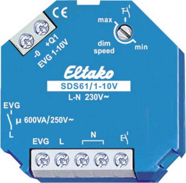 Eltako 61100800 Variateur pour rail DIN  bleu