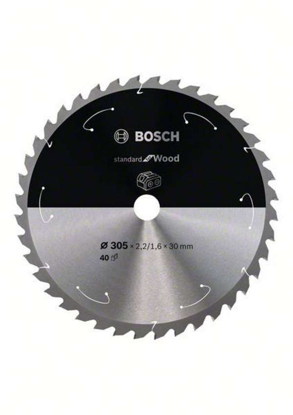 Bosch Accessories 2608837741 2608837741 Lame de scie circulaire au carbure 305 x 30 mm Nombre de dents: 40 1 pc(s)