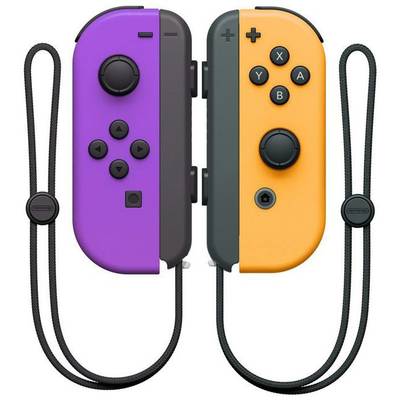 Nintendo Switch Joy-Con 2er-Set neon-lila/neon-orange Manette Nintendo Switch lilas fluorescent, orange fluorescent 