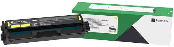 Lexmark Retour de toner C3224 C3326 MC3224 MC3326 d'origine  jaune 1500 pages C3220Y0