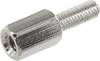 Entretoise 10 mm-8 mm TRU COMPONENTS TRUD3X20A5MH (L) 20 mm laiton (nickelé) 1 pc(s)