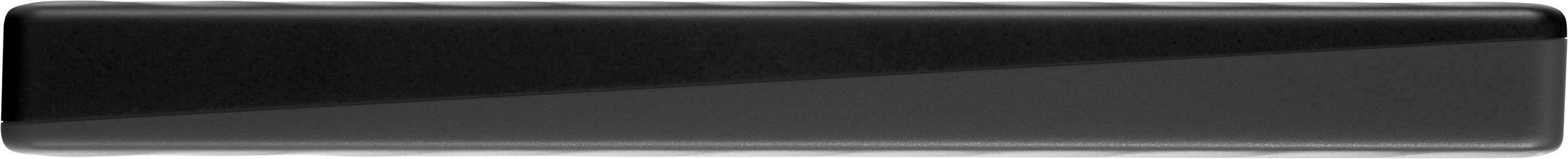 Touche noire longue, rectangulaire avec des coins arrondis, probablement partie d'un clavier ou d'une télécommande.