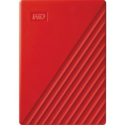 WD My Passport 4 TB  Disque dur externe 2,5" USB 3.2 (1è gén.) (USB 3.0) rouge WDBPKJ0040BRD-WESN