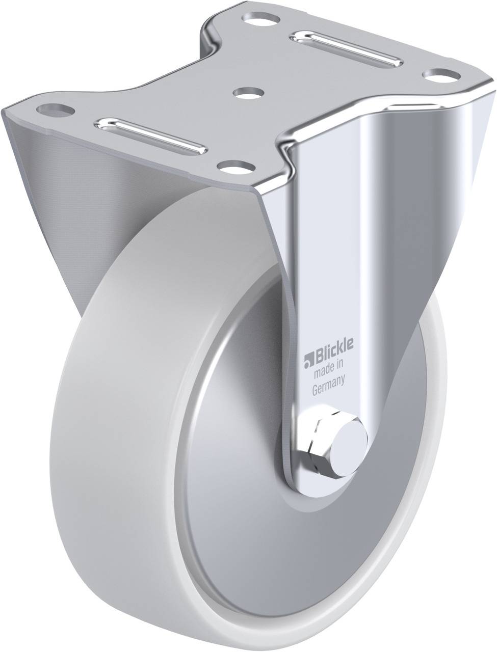 Blickle 103911 B-PO 150G-FA Roulette fixe Diamètre de la roue: 150 mm Capacité de charge (max.): 400 kg 1 pc(s)