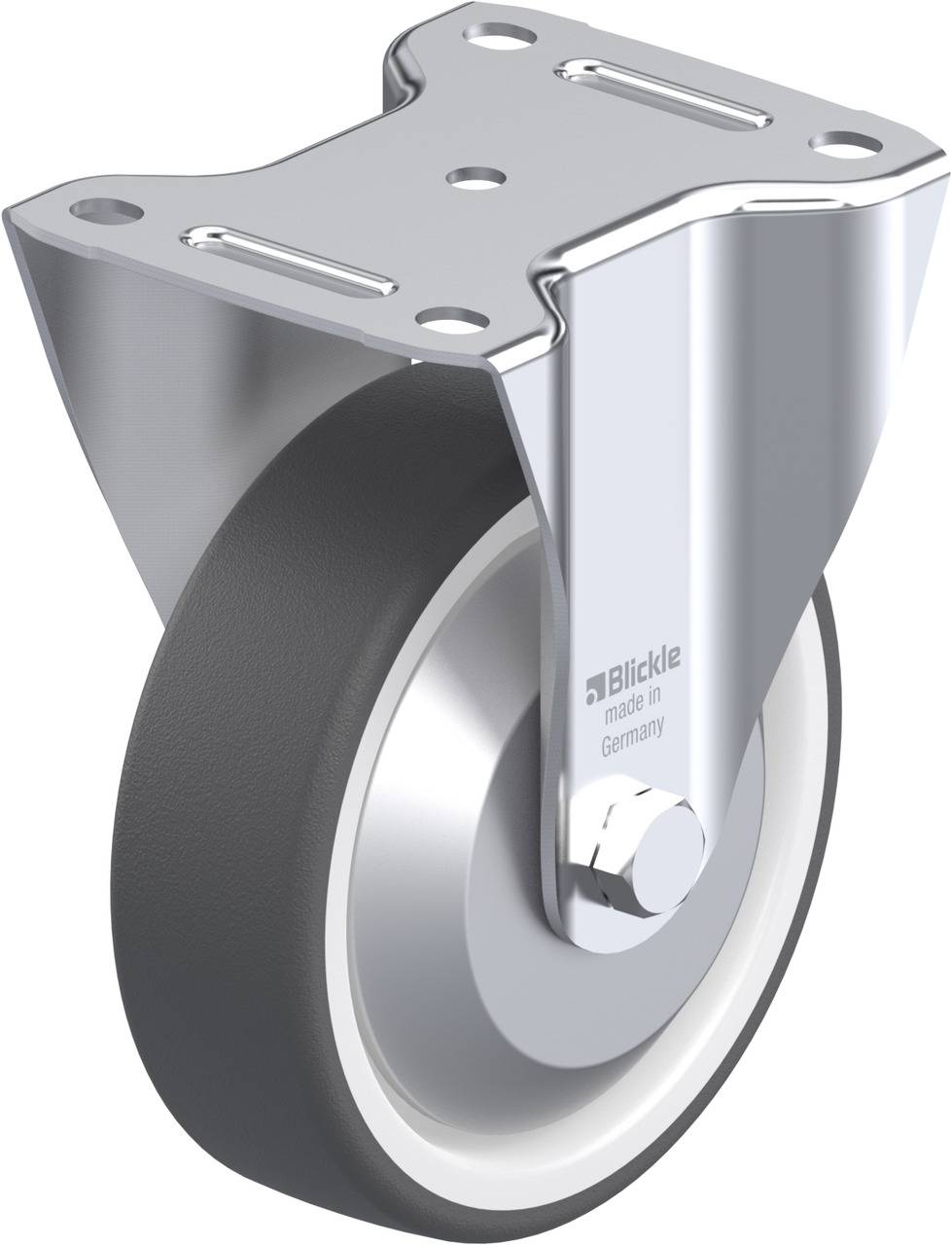 Blickle 102988 B-POTH 150R-FA Roulette fixe Diamètre de la roue: 150 mm Capacité de charge (max.): 400 kg 1 pc(s)