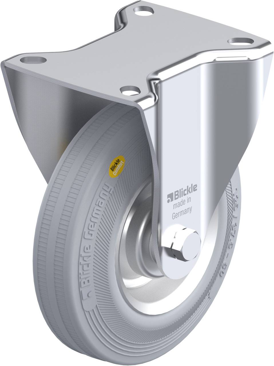 Blickle 103424 B-RD 125R-VLI Roulette fixe Diamètre de la roue: 125 mm Capacité de charge (max.): 120 kg 1 pc(s)