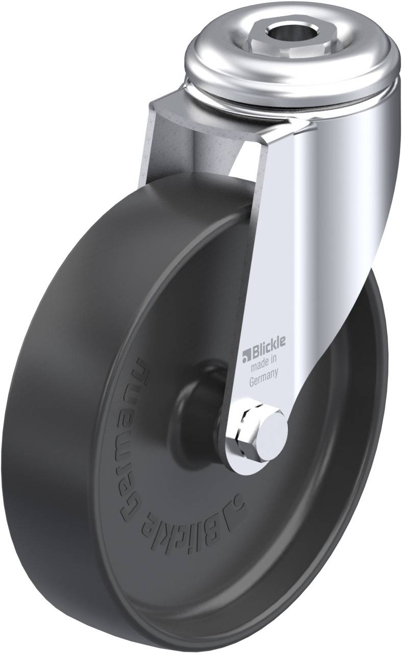 Blickle 223453 LKRA-POA 125G Roulette pivotante Diamètre de la roue: 125 mm Capacité de charge (max.): 120 kg 1 pc(s)