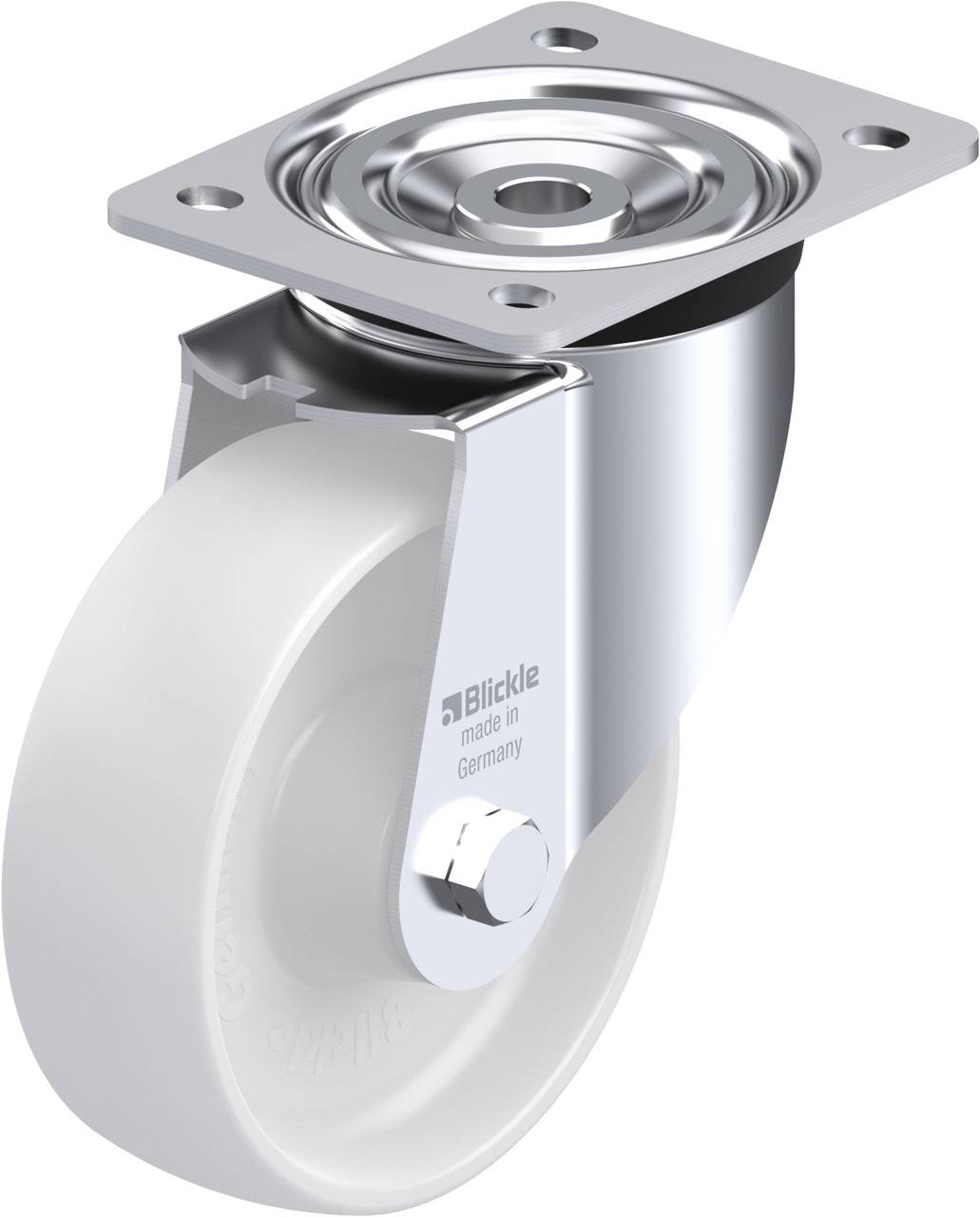 Blickle 101774 L-PO 150XR Roulette pivotante Diamètre de la roue: 150 mm Capacité de charge (max.): 400 kg 1 pc(s)