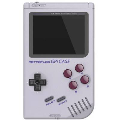 Boîtier pour ordinateur monocarte Retroflag GPi CASE Convient pour (kits de développement): Raspberry Pi gris 1 pc(s)
