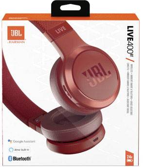 JBL Live 400BT Casque supra-auriculaire Bluetooth rouge micro-casque,  sonnerie personnalisable, volume réglable | Conrad.fr