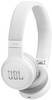 JBL Live 400BT Casque supra-auriculaire Bluetooth blanc micro-casque, sonnerie personnalisable, volume réglable téléphone portable
