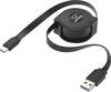Renkforce Câble USB USB 3.2 Gen1 USB-C® mâle, USB-A mâle 0.80 m noir RF-4352328