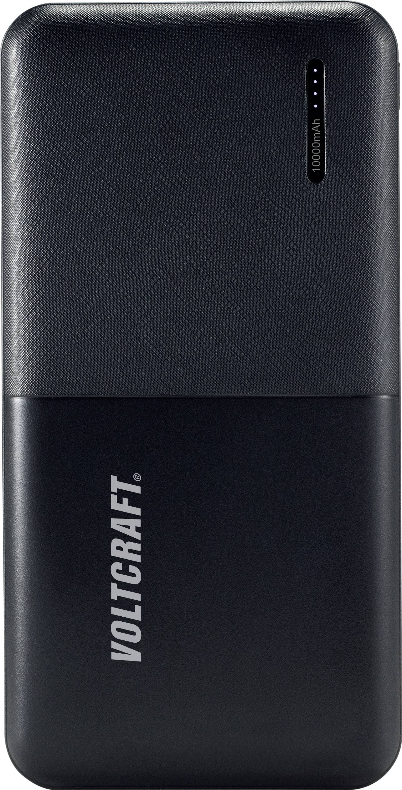 VOLTCRAFT PB-17C Powerbank (batterie supplémentaire) 10000 mAh Power Delivery LiPo noir affichage du statut-2