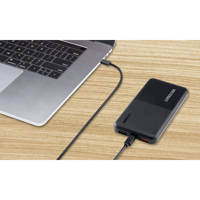 VOLTCRAFT PB-17C Powerbank (batterie supplémentaire) 10000 mAh Power Delivery LiPo noir affichage du statut-5