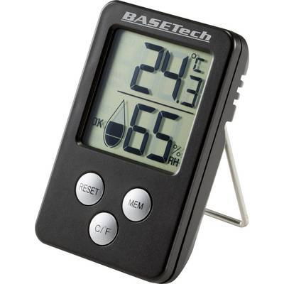 Basetech Thermo-hygromètre noir-0