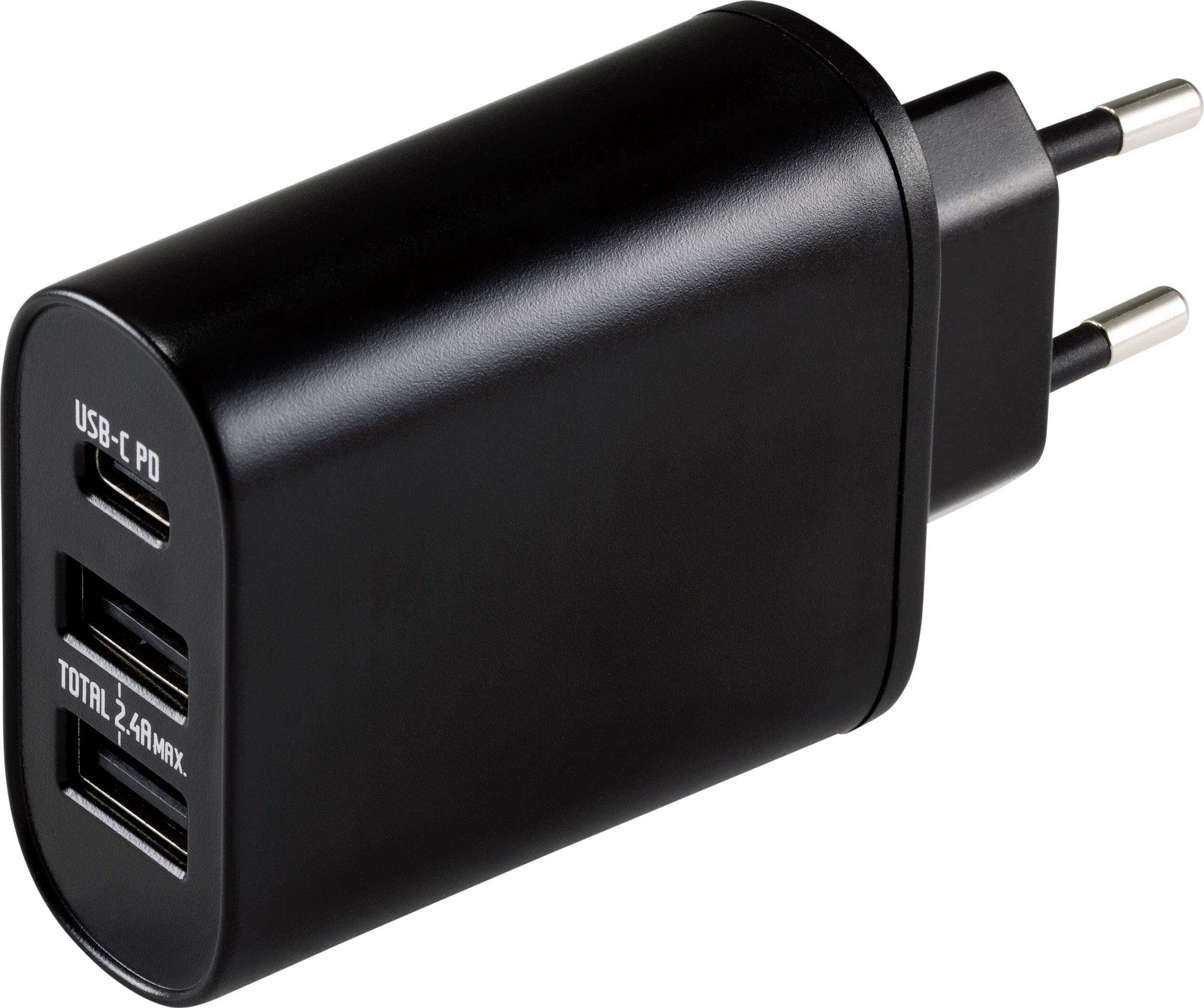 VOLTCRAFT;VC-30WC-PD;Chargeur USB30 W 1x USB-C, 2x USB-A.-2