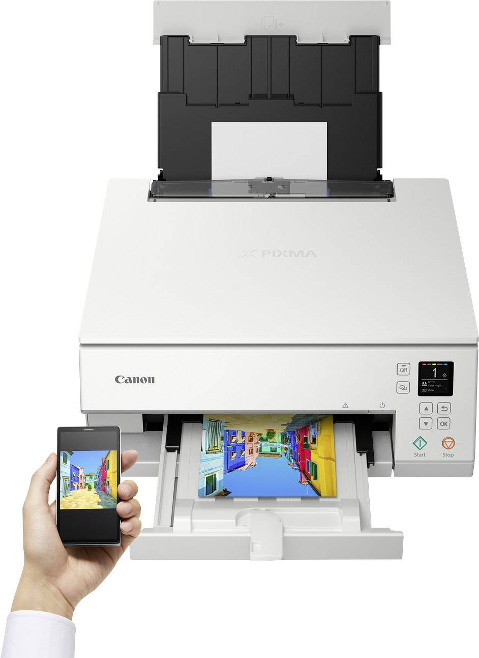 Canon Pixma TS 6351 a Imprimante multifonction jet d'encre couleur A4 imprimante, scanner, photocopieur Wi-Fi, Bluetooth-3