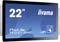 Moniteur tactile iiyama de 22 pouces, modèle ProLite TF2215MC, avec technologie IPS.