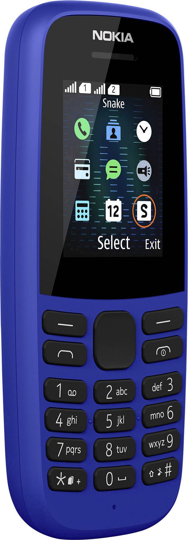 Nokia 105 2019 Téléphone portable double SIM bleu-5