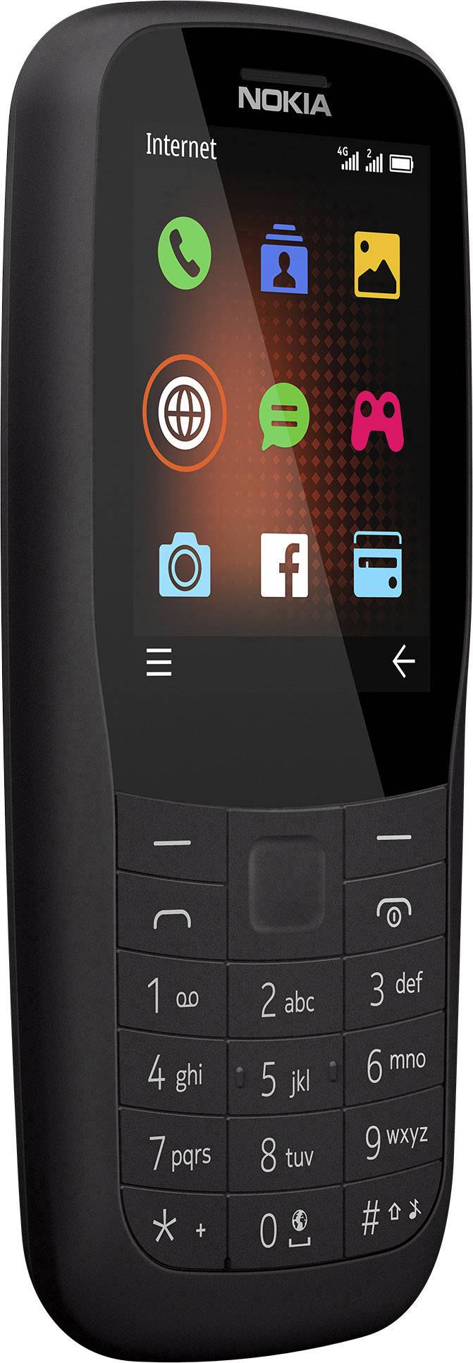 Nokia 220 4G Téléphone portable double SIM noir-2