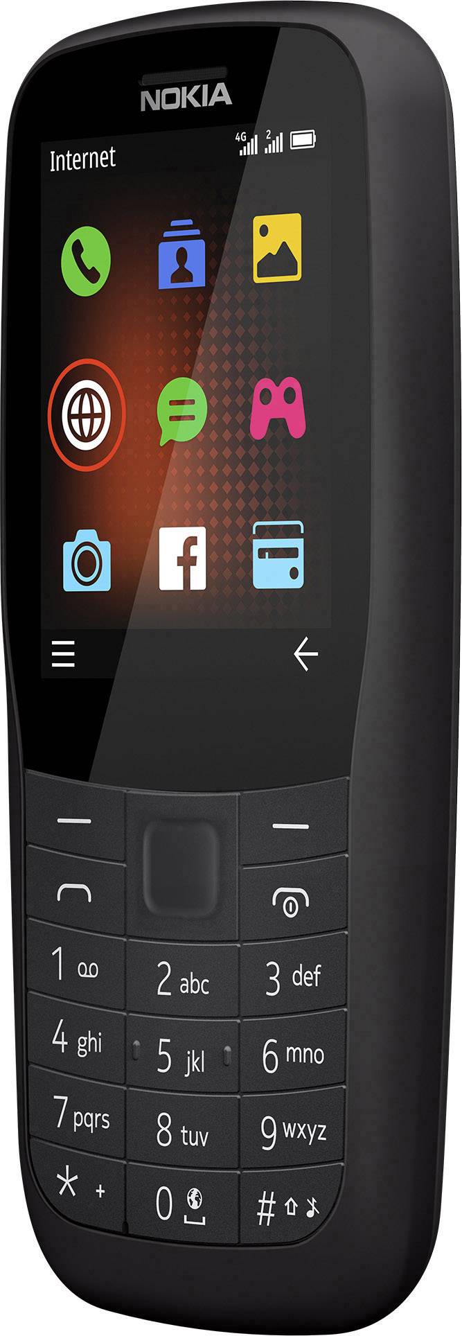 Nokia 220 4G Téléphone portable double SIM noir-3