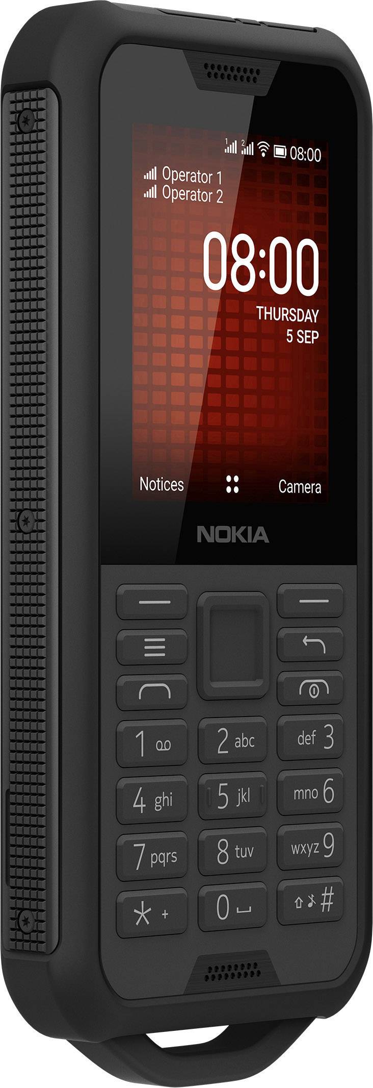Un téléphone mobile simple avec touches. L'écran affiche l'heure 08:00 et la date 'Jeudi, 5 sept.'.