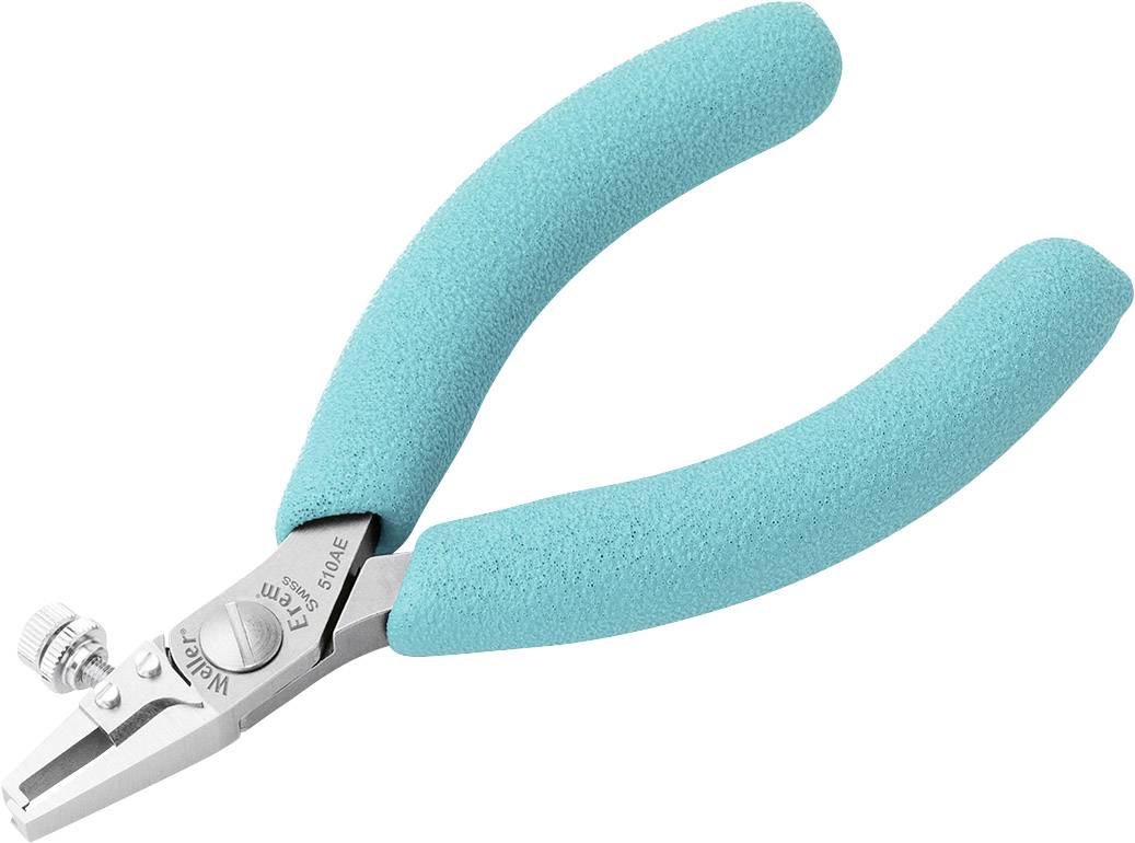 Une pince coupante à fils avec des poignées bleues, adaptée pour couper précisément de petits fils dans des projets artisanaux ou électroniques.