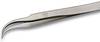 Weller Erem® 7SA Pince brucelle de précision 1 pièce pointue, courbée, fine 120 mm