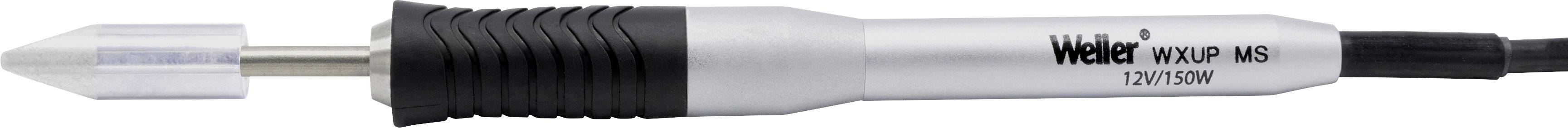 Fer à souder avec poignée noire et corps argenté, marque 'Weller', modèle WXMP MS, 12V/40W. Adapté pour les travaux de soudure délicats.